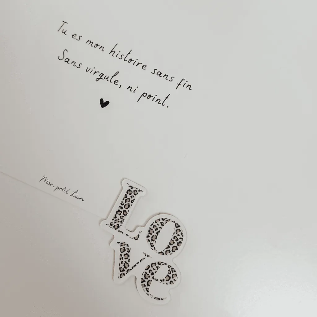 Magnet Love Léopard "Mon Petit Léon"