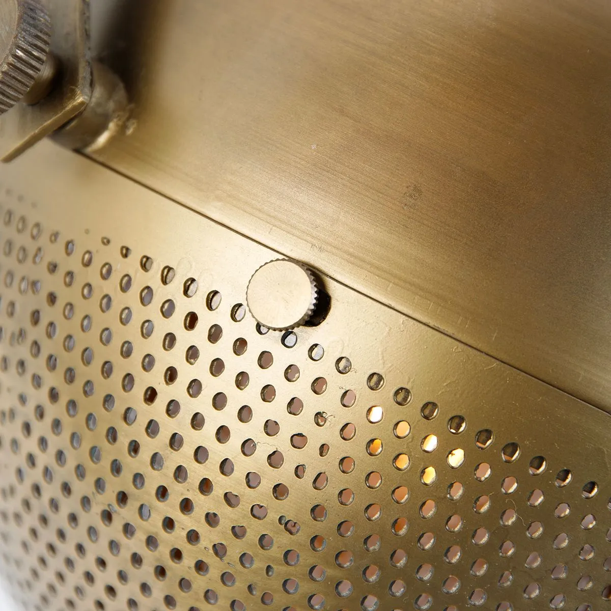 Spot industriel bronze avec bois 2 lumières - Haicha