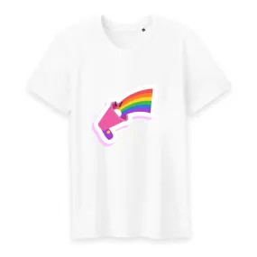 T shirt homme col rond LGBT Megaphone